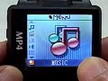 MP4 Watch, large screen sharing music by built-in speaker MP4 Watch, large screen sharing music by built-in speaker