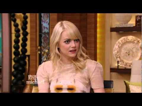 emma stone - Emma Stone stunning in Kelly Ripa interview 2013.