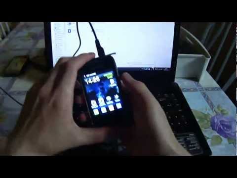 how to use usb in galaxy y