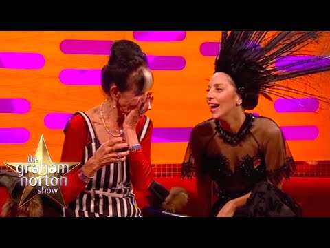 Lady Gaga Fixes Dot Cotton's Dress - The Graham Norton Show