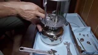 Coleman 220 Slant Lantern 2 29 Part 5 テスト点火と最終確認-2