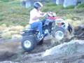 Quad Yamaha 350cc crash  viso