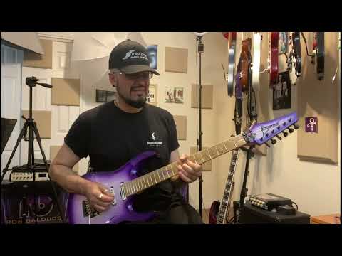 Rob Balducci - First video featuring The AXE FX 111( MK50 Preset) - Improv backing track 'The Snake"