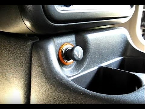 how to fit cigarette lighter in a car