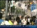 JSC 2011 05 31 صورة الحريق الناتج من قصف الحرس الجمهوري للفرقة الأولى مدرع