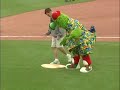 Phillie Phanatic skit at bright house field 2008 Spring