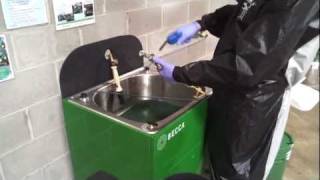 E100M Waterborne Spray Gun Cleaner – Operation