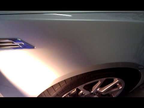 San Antonio Paintless Dent Repair – Cadillac CTSV Fender High Spot – After