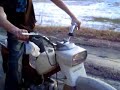 Driving a moped without carburator