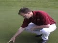 Golf Ball Mark Repair Tips