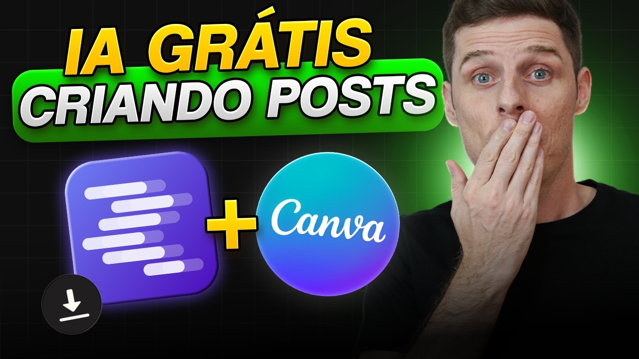 Como usar IA GRÁTIS no Canva para criar posts profissionais