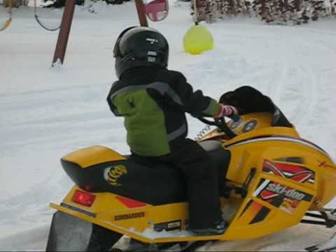 how to change oil on a mini z snowmobile