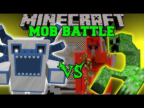 yeti - Mutant Yeti Vs Quartz Golem, Mutant Creeper, & Mutant Obsidian Golem : Who will win the mob battle?! Don't forget to subscribe for more battles and epic Mine...