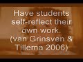 Self-Regulated Learners