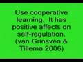 Self-Regulated Learners