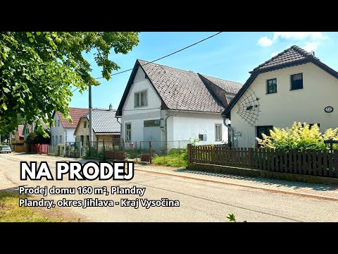 Video Rodinný dům v obci Plandry u Jihlavy