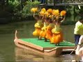 Canoe Parade at the Polynesian Cultural Center