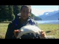 Bear Grylls eats live Salmon