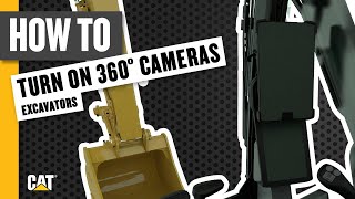 Video about Turning on Excavator 360-Degree Cameras