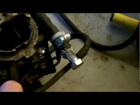 how to adjust carter yf carburetor