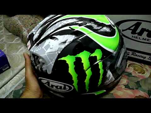 Arai RX-7 RR5/Corsair V Cal Crutchlow Replica Short Vid xD