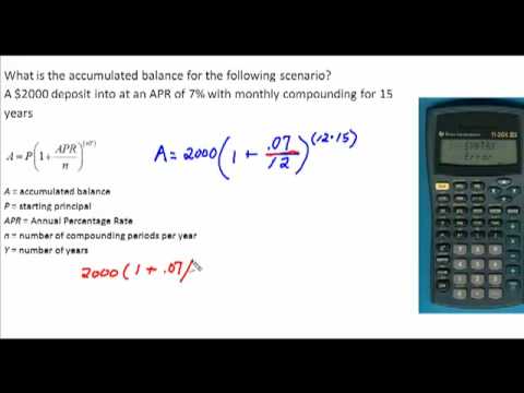 how to calculate compound interest