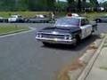Vintage Police Cars on Movie Set