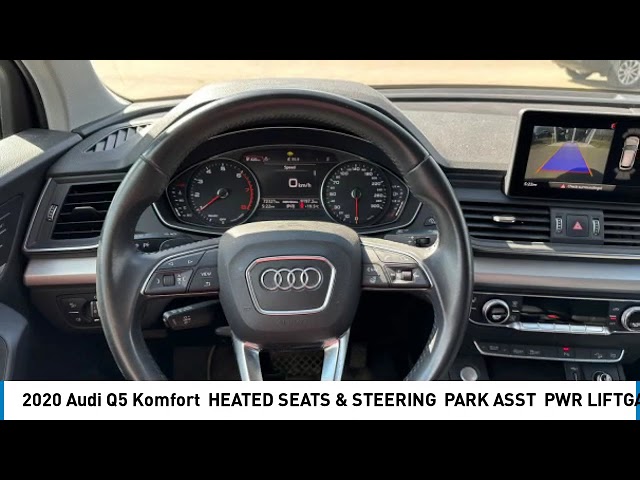 2020 Audi Q5 Komfort | HEATED SEATS & STEERING | PARK ASST in Cars & Trucks in Strathcona County