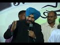 Navjot Sidhu praising Ch Devi Lal at JCDV Sirsa