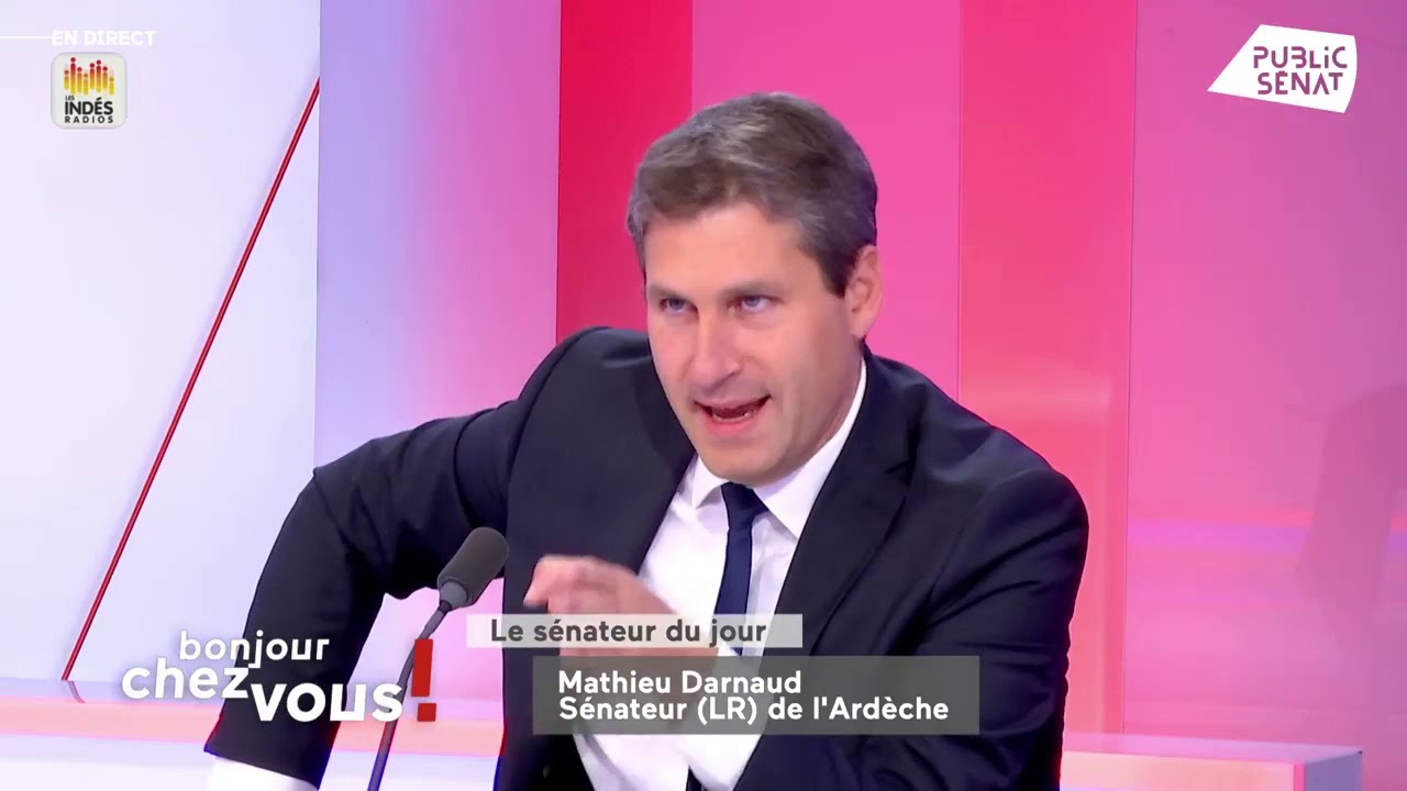 Mathieu Darnaud invité de "Bonjour Chez Vous" (Public Sénat)