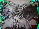 self taught drawings/carving by Sheri Janczyk-Neufeld