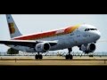 FS2004 - Iberia Airlines Airbus A320-214 - Landing in Barcelona Airport