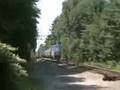 Amtrak Downeaster westbound at Ocean Park, Maine 8/23/08