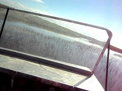AIR BOATS IN GATOR PARK IN EVERGLADES, FLA. USA