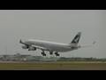 Cathay Pacific A340 escorted by 2 CF-18's at YVR