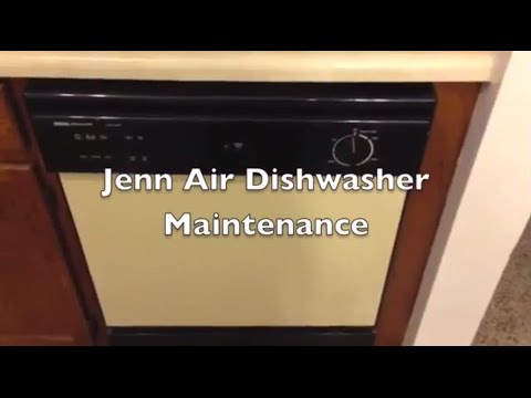 how to clean a jenn air dishwasher
