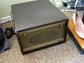 a valve hmv recordplayer plays walter wanderley jet samba from the samba so! lp.
