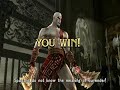 Hah, I thought the two matches looked short so I tried to make it more professional. Anyways, Kratos gameplay and Critical Finish. No blood, no magic bar, no minigames, no hidden sex game. But poor Talim. *He does NOT look broken. Some of his swings look like they have HUGE delay. On a plus note, he has some signature moves he uses from his games. *Just Frame moves for Kratos! Blasphemy. *Different voice actor? Sounds off. *New method to Critical Finish. Seems like each character does have a ...