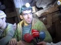 Maden işçileri yeni yılı yerin altında kutladı