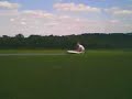 Takeoff atttempt of 16 foot flying wing Takeoff atttempt of 16 foot flying wing