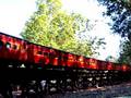 Live Diesel GP9 on the Trestle