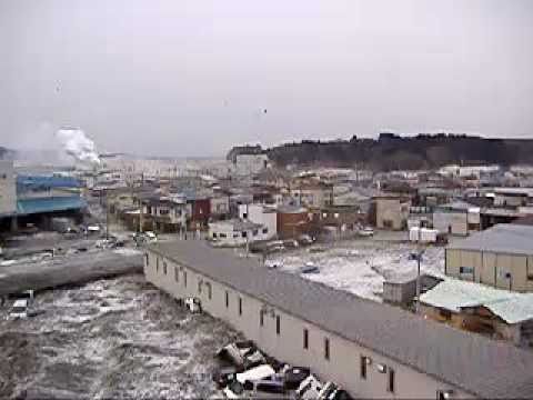 Shocking New Footage Tsunami 2011 Kesennuma Japan