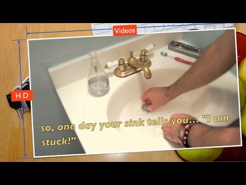 how to unclog rv sink