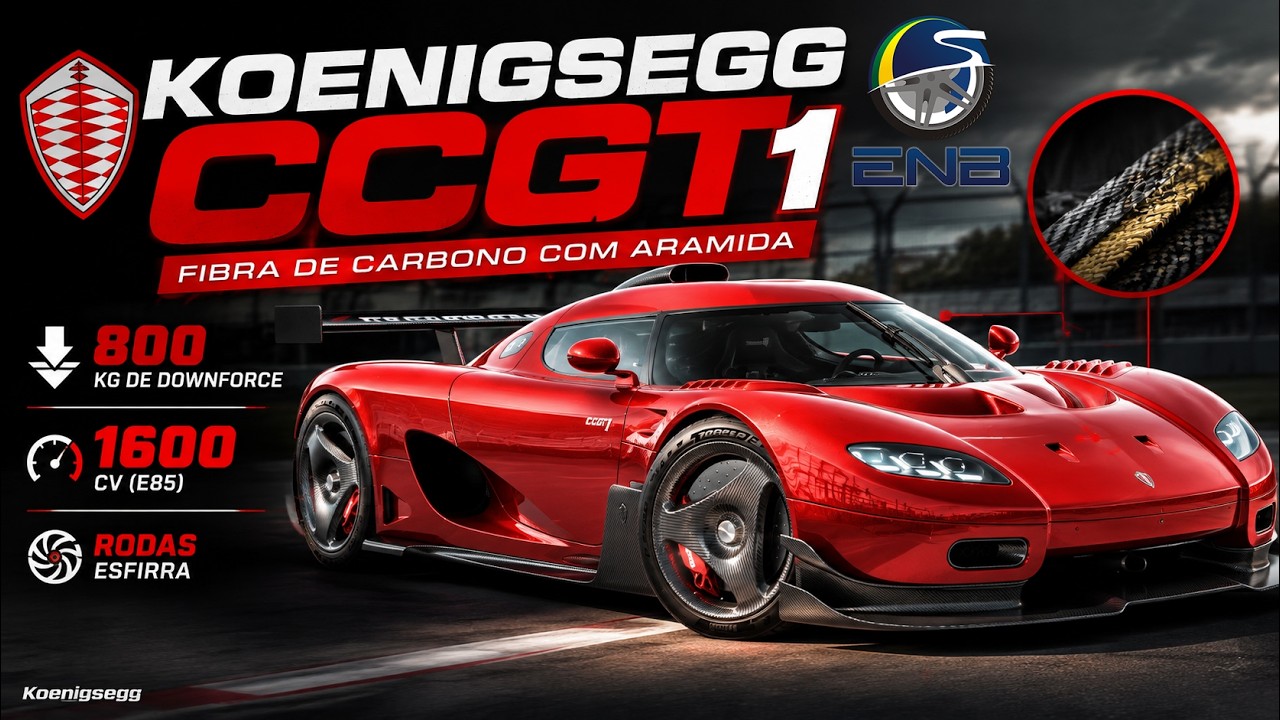 Briefing #462 - Koenigsegg CCGT1, homenageia um carro que nunca correu 😂