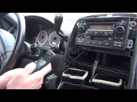 how to remove cd player from honda cr-v