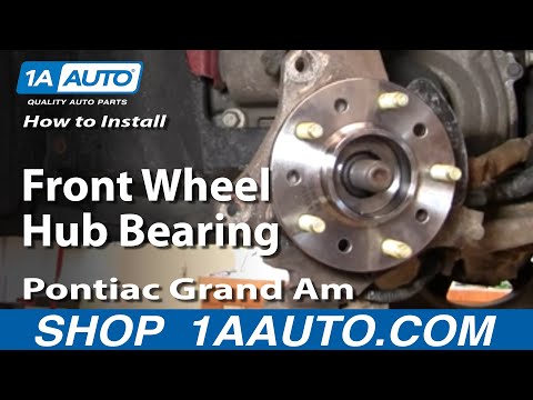 How To Install Replace Front Wheel Hub Bearing GM Front Wheel Drive PART 2 1AAuto.com
