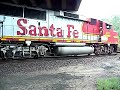 Eastbound BNSF manifest at Grand Crossing, GP60M & GP50