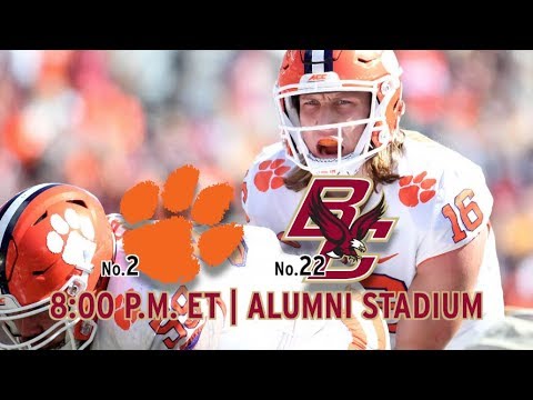 Video: Boston College Hosts Clemson's High-Powered Offense At Alumni Stadium