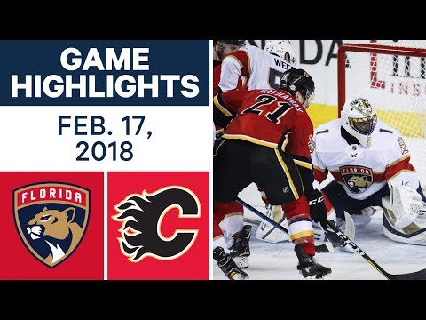 Video: NHL Game Highlights | Panthers vs. Flames - Feb. 17, 2018