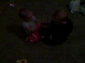 10 1/2 month old Jocelyn playing with October